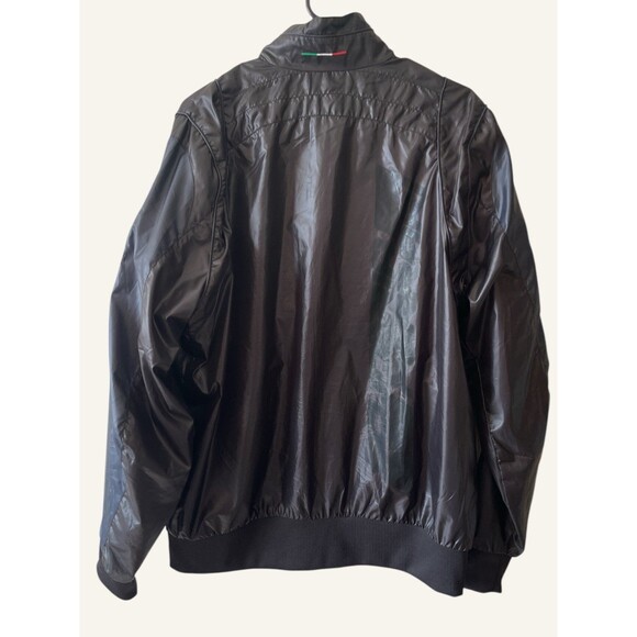 Puma Mens Lg Rare Scuderia Ferrari Windbreaker Jacket Black Blue Car Collector - Picture 6 of 12